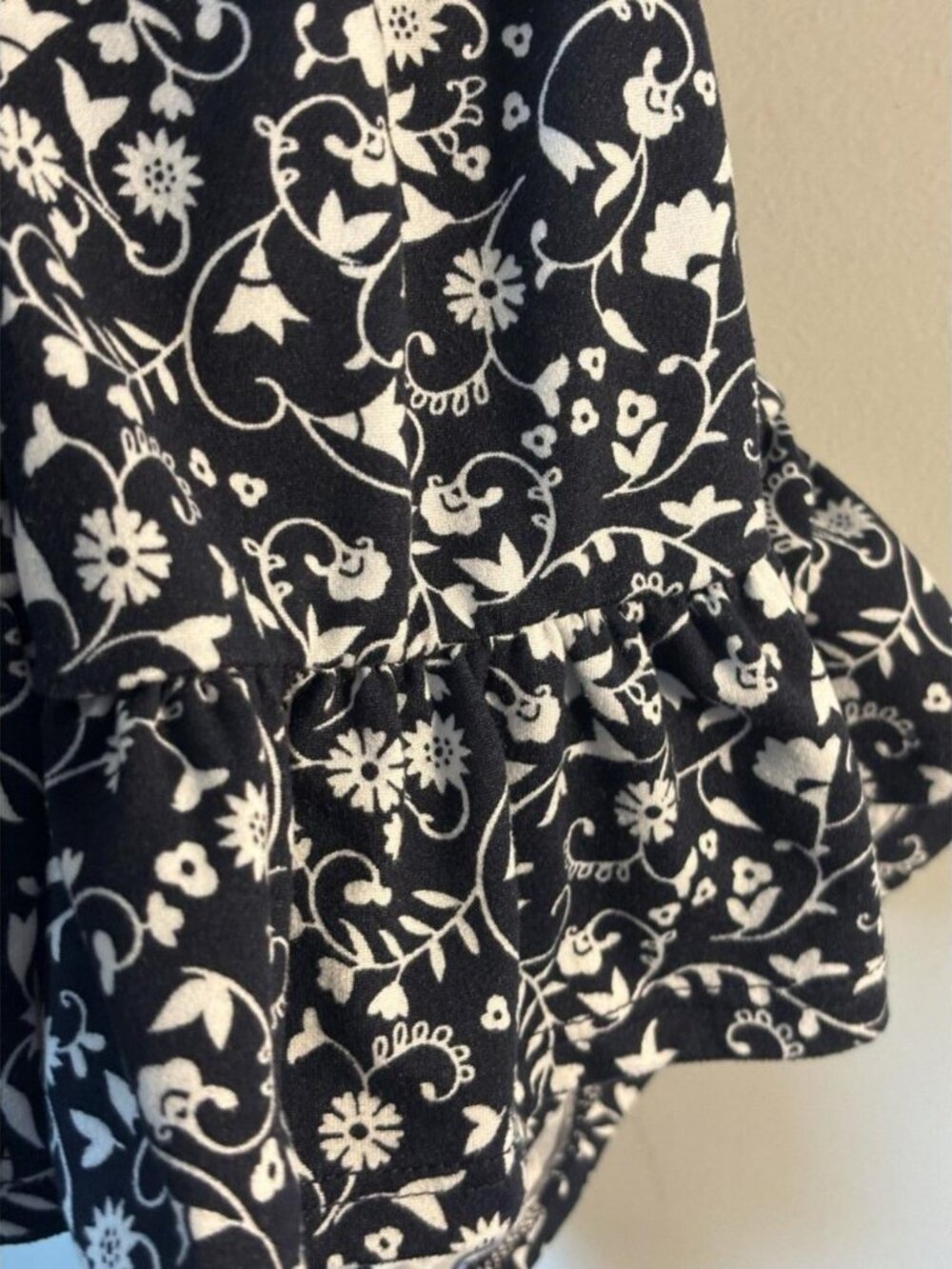 Smocked Floral Mini Dress